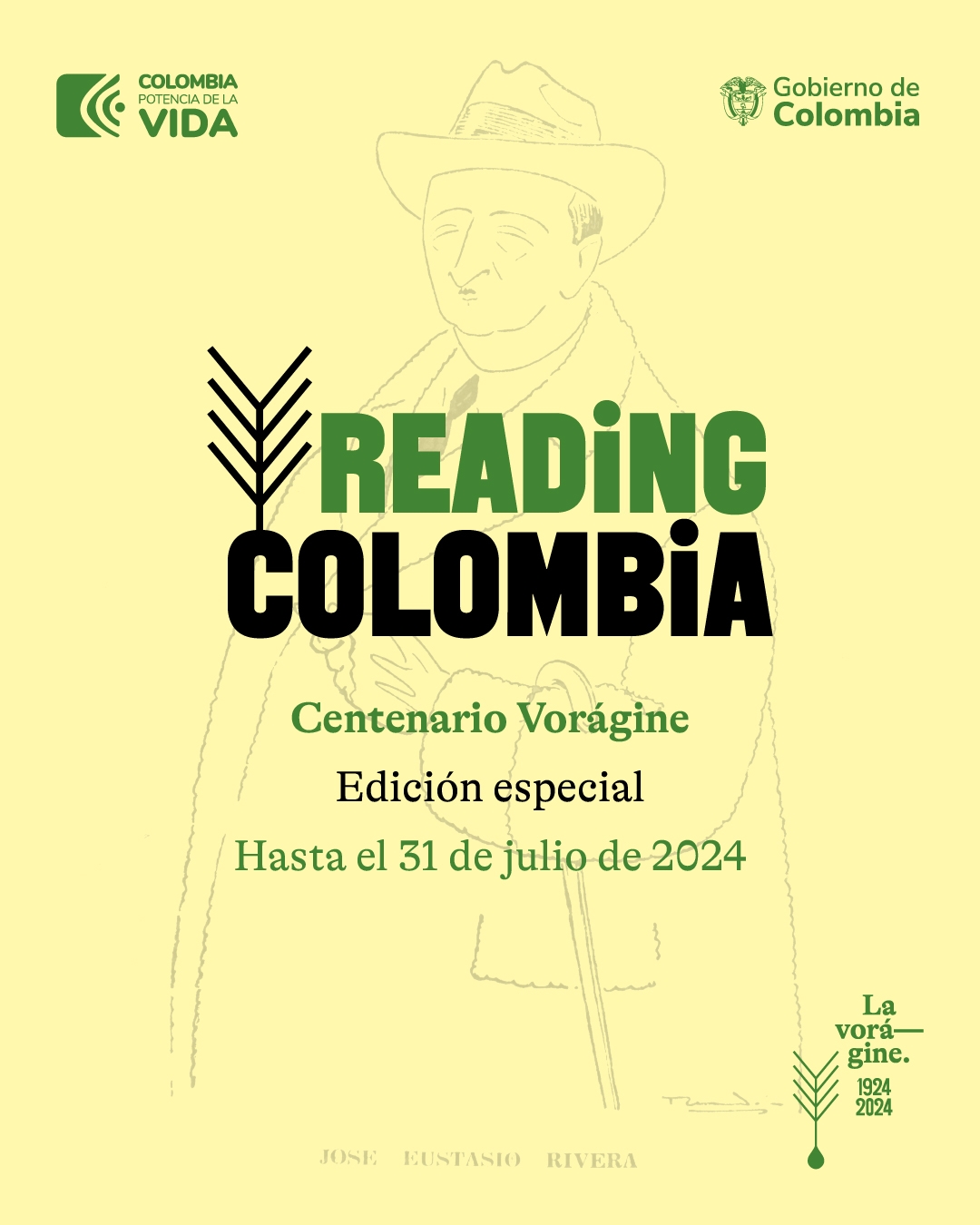 Imagen de la convocatoria: la Vorgáine de Reading Colombia 2024